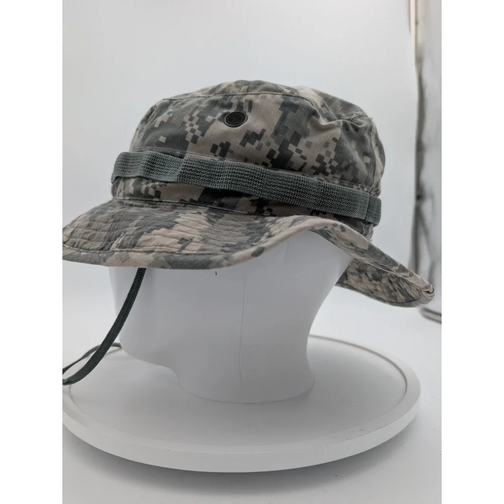 US Army ACU UCP Digital Camo Boonie Hat Size 7.25 Medium Type IV Sun Hat
